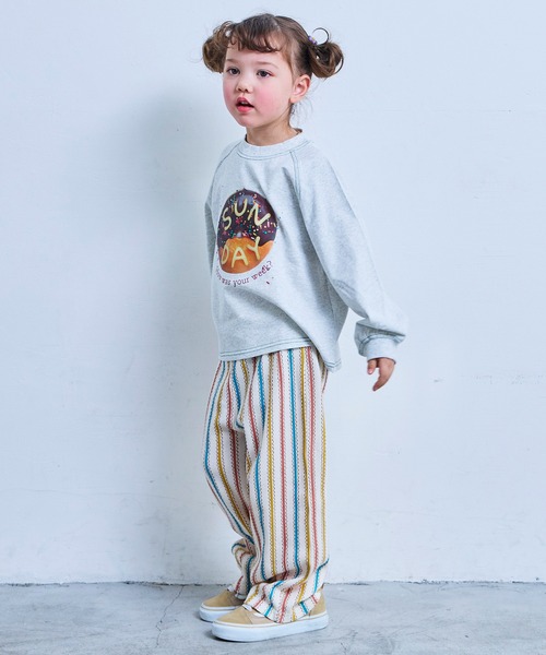 LSP WOW（エルエスピーワオ）の「【LSP WOW!】weekly food 9分丈イージーパンツ（その他パンツ・キッズ・ブルー/ライトブルー/レッド/ピンク/オレンジ/チャコール/キナリ・90/100/110/120/80/130/95）」の14枚目の写真