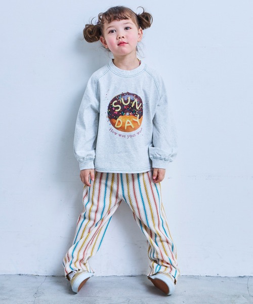 LSP WOW（エルエスピーワオ）の「【LSP WOW!】weekly food 9分丈イージーパンツ（その他パンツ・キッズ・ブルー/ライトブルー/レッド/ピンク/オレンジ/チャコール/キナリ・90/100/110/120/80/130/95）」の13枚目の写真