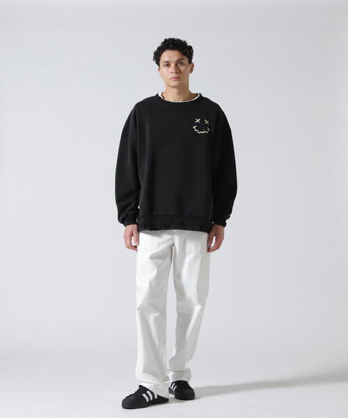FR(13)NDS（フレンズ）の「FR(13)NDS /フレンズ/Min Cherryflag SWEAT CREW（スウェット・メンズ・ブラック/ホワイト・L/M）」の14枚目の写真