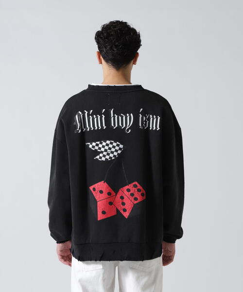 FR(13)NDS（フレンズ）の「FR(13)NDS /フレンズ/Min Cherryflag SWEAT CREW（スウェット・メンズ・ブラック/ホワイト・L/M）」の16枚目の写真