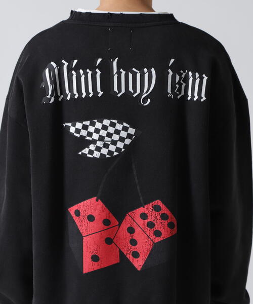 FR(13)NDS（フレンズ）の「FR(13)NDS /フレンズ/Min Cherryflag SWEAT CREW（スウェット・メンズ・ブラック/ホワイト・L/M）」の20枚目の写真