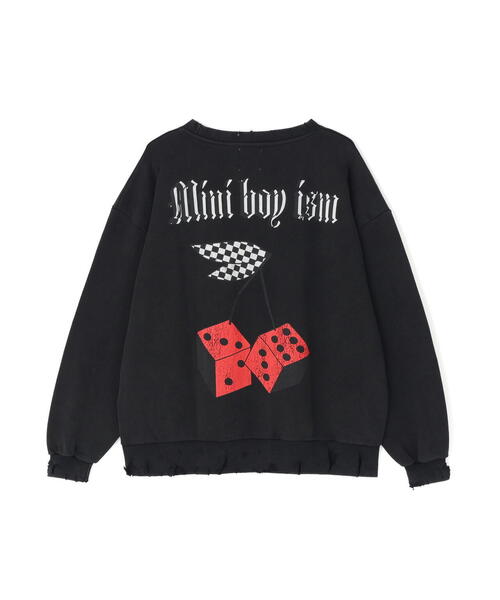FR(13)NDS（フレンズ）の「FR(13)NDS /フレンズ/Min Cherryflag SWEAT CREW（スウェット・メンズ・ブラック/ホワイト・L/M）」の3枚目の写真