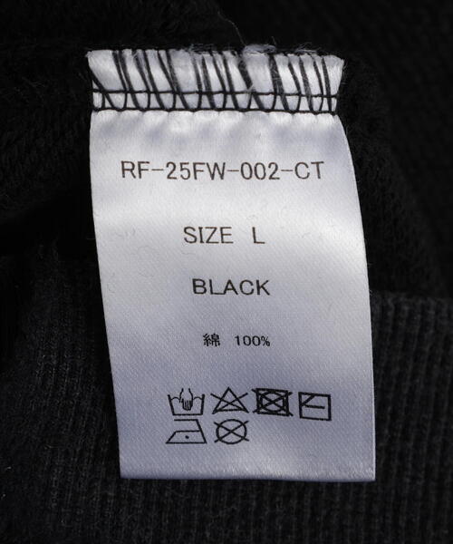 FR(13)NDS（フレンズ）の「FR(13)NDS /フレンズ/Min Cherryflag SWEAT CREW（スウェット・メンズ・ブラック/ホワイト・L/M）」の6枚目の写真