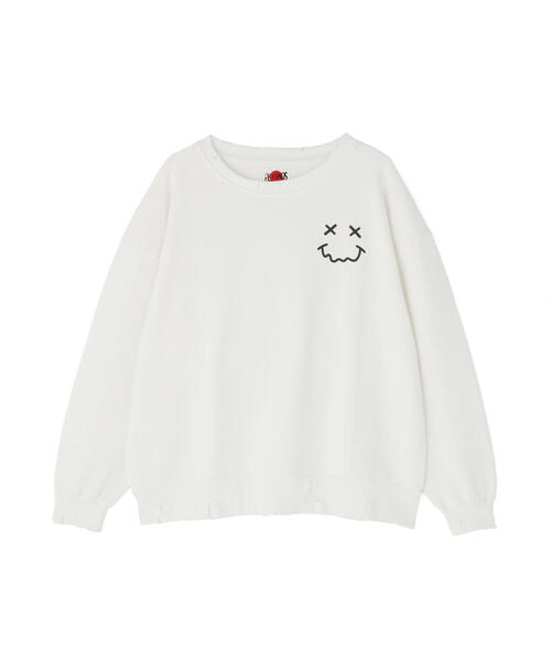 FR(13)NDS（フレンズ）の「FR(13)NDS /フレンズ/Min Cherryflag SWEAT CREW（スウェット・メンズ・ブラック/ホワイト・L/M）」の10枚目の写真
