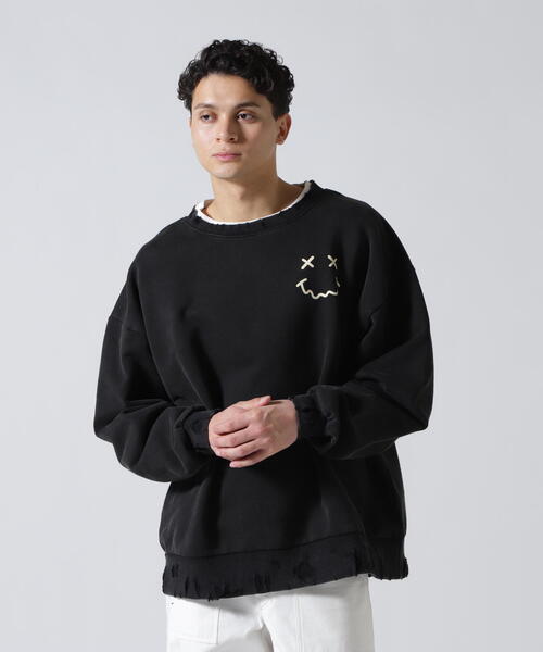 FR(13)NDS（フレンズ）の「FR(13)NDS /フレンズ/Min Cherryflag SWEAT CREW（スウェット・メンズ・ブラック/ホワイト・L/M）」の22枚目の写真