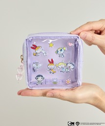 FLAPPER（フラッパー）の「FLAPPER フラッパー:パワーパフ ガールズ ぷくぷくステッカー風ポーチ（ポーチ）」
