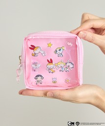FLAPPER（フラッパー）の「FLAPPER フラッパー:パワーパフ ガールズ ぷくぷくステッカー風ポーチ（ポーチ）」