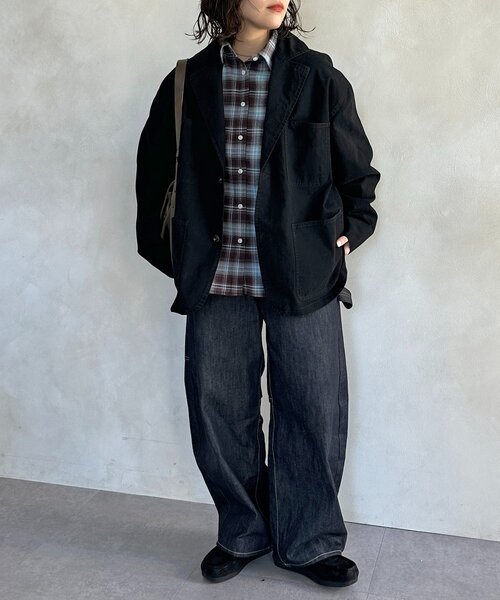 CPCM（シーピーシーエム）の「ピグメントツイルテーラードジャケット（テーラードジャケット・メンズ・グレー/ブラウン/ブラック・MEDIUM/LARGE）」の10枚目の写真