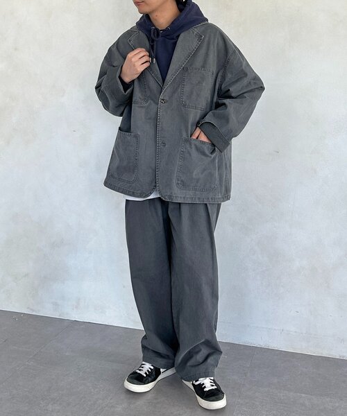 CPCM（シーピーシーエム）の「ピグメントツイルテーラードジャケット（テーラードジャケット・メンズ・グレー/ブラウン/ブラック・MEDIUM/LARGE）」の16枚目の写真