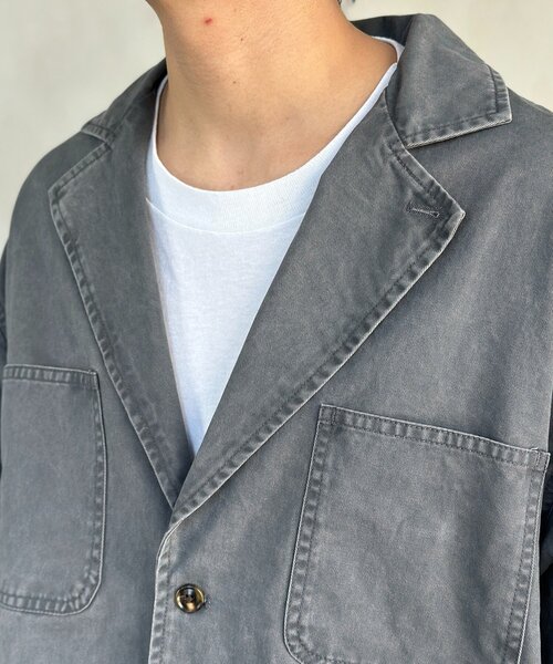 CPCM（シーピーシーエム）の「ピグメントツイルテーラードジャケット（テーラードジャケット・メンズ・グレー/ブラウン/ブラック・MEDIUM/LARGE）」の17枚目の写真