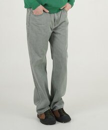 THE-ABON（エイボン）の「ダイングウォッシングストレートデニムパンツカーキ（デニムパンツ）」