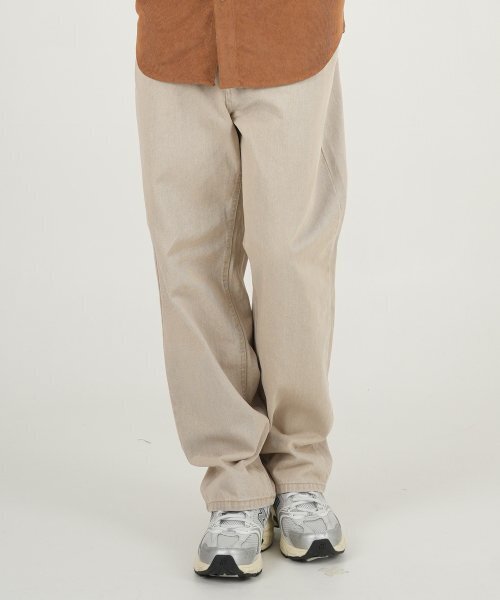THE-ABON(エイボン)の「ダイングウォッシングストレートデニムパンツカーキ(デニムパンツ・メンズ・カーキ・M/S/XL/L)」の3枚目の写真