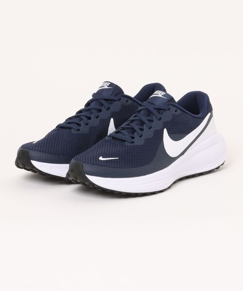 NIKE(ナイキ)の「NIKE ナイキ REVOLUTION 8【軽量】メンズスニーカー ランニングシューズ(レボリューション8)(スニーカー・メンズ・ネイビー・28.0cm/27.5cm/27.0cm/26.5cm/26.0cm/25.5cm/30.0cm/29.0cm)」の1枚目の写真