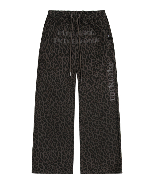 ROCKCAKE(ロックケーキ)の「Leopard Wide 2way Jogger - Charcoal(スウェットパンツ・レディース・その他・X-SMALL/SMALL)」の15枚目の写真
