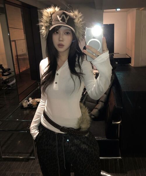 ROCKCAKE(ロックケーキ)の「Leopard Wide 2way Jogger - Charcoal(スウェットパンツ・レディース・その他・X-SMALL/SMALL)」の8枚目の写真
