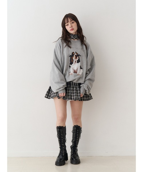 jouetie（ジュエティ）の「リボンタイフリルショルダーミニワンピース（ワンピース・レディース・レッド/ブラック・MEDIUM）」の16枚目の写真