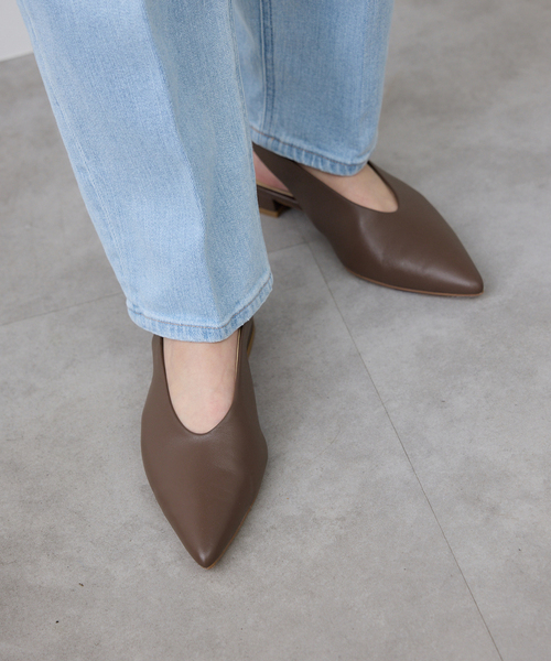 SLOBE レザーフラットシューズ（その他シューズ）｜SLOBE IENA