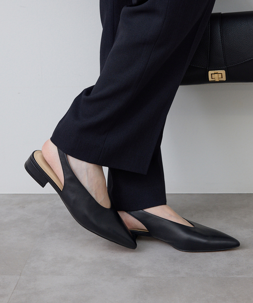 SLOBE レザーフラットシューズ（その他シューズ）｜SLOBE IENA