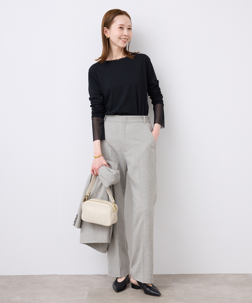 SLOBE IENA（スローブイエナ）の「SLOBE レザーフラットシューズ（その他シューズ・レディース・ブラック/アイボリー/ブラウン・22.5cm/23cm/23.5cm/24cm/24.5cm）」の12枚目の写真