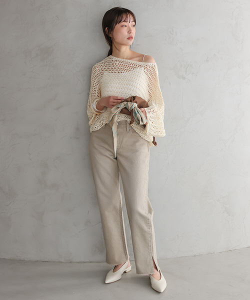 SLOBE IENA（スローブイエナ）の「SLOBE レザーフラットシューズ（その他シューズ・レディース・ブラック/アイボリー/ブラウン・22.5cm/23cm/23.5cm/24cm/24.5cm）」の14枚目の写真