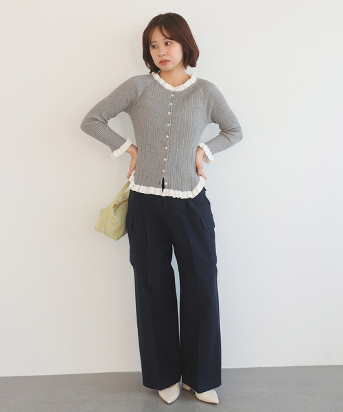 SLOBE IENA（スローブイエナ）の「SLOBE レザーフラットシューズ（その他シューズ・レディース・ブラック/アイボリー/ブラウン・22.5cm/23cm/23.5cm/24cm/24.5cm）」の21枚目の写真