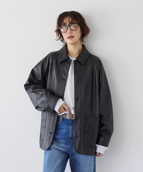 RIVE DROITE（リヴドロワ）の「【A・MONN(アモン)】SHIHOコラボレザーベルト（ベルト・レディース・ブラウン/グレー系その他/ブラック・FREE）」の11枚目の写真