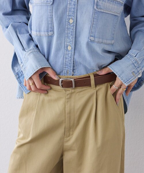 RIVE DROITE（リヴドロワ）の「【A・MONN(アモン)】SHIHOコラボレザーベルト（ベルト・レディース・ブラウン/グレー系その他/ブラック・FREE）」の14枚目の写真