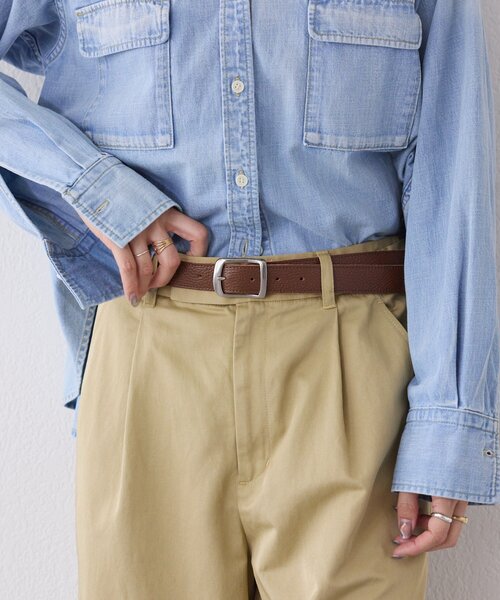 RIVE DROITE（リヴドロワ）の「【A・MONN(アモン)】SHIHOコラボレザーベルト（ベルト・レディース・ブラウン/グレー系その他/ブラック・FREE）」の15枚目の写真