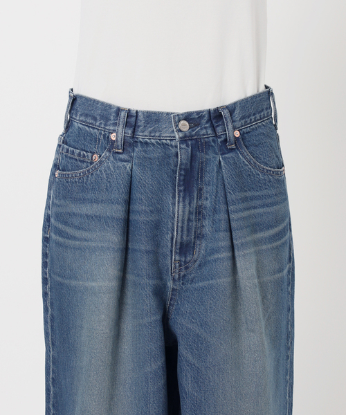 B.C STOCK(ベーセーストック)の「ウォッシャブル / DU JOUR / デュ ジュール PEG TUCK JEAN(デニムパンツ・レディース・ブルー系その他/サックスブルー・36/34/38)」の10枚目の写真