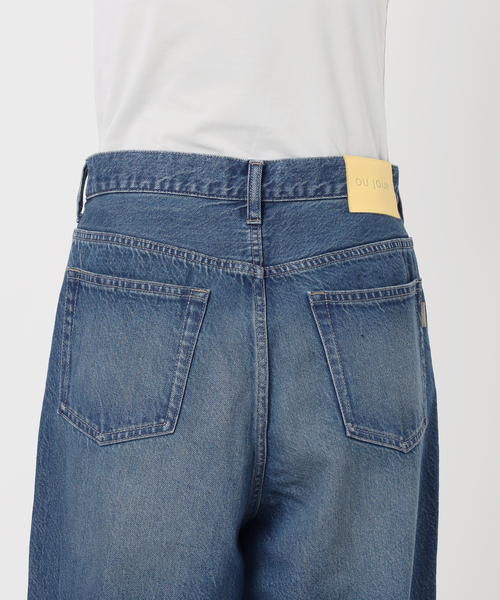 B.C STOCK(ベーセーストック)の「ウォッシャブル / DU JOUR / デュ ジュール PEG TUCK JEAN(デニムパンツ・レディース・ブルー系その他/サックスブルー・36/34/38)」の11枚目の写真