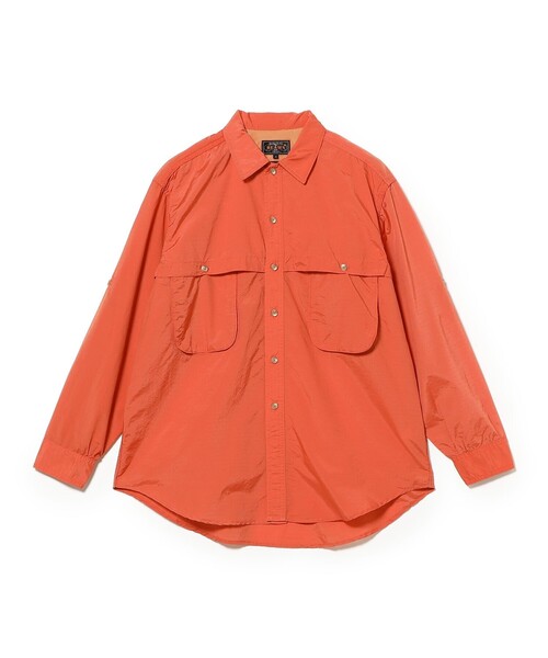BEAMS PLUS(ビームスプラス)の「Adventure Shirt Ⅳ NYCO Rip stop Pigment Dye(シャツ/ブラウス・メンズ・ブルー/グリーン/イエロー/オレンジ・LARGE/MEDIUM/SMALL/X-LARGE)」の13枚目の写真