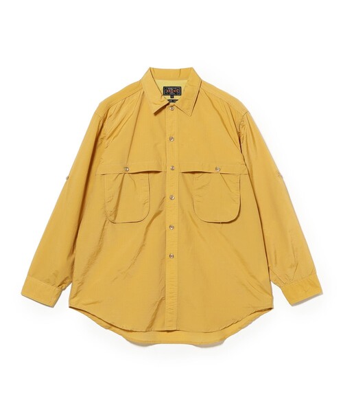 BEAMS PLUS(ビームスプラス)の「Adventure Shirt Ⅳ NYCO Rip stop Pigment Dye(シャツ/ブラウス・メンズ・ブルー/グリーン/イエロー/オレンジ・LARGE/MEDIUM/SMALL/X-LARGE)」の18枚目の写真