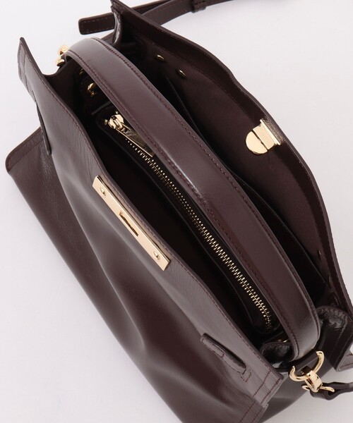 NOLLEY’S(ノーリーズ)の「HINERI ソフトレザーバッグM(トートバッグ・レディース・ベージュ/ダークブラウン/チャコールグレー・FREE)」の17枚目の写真