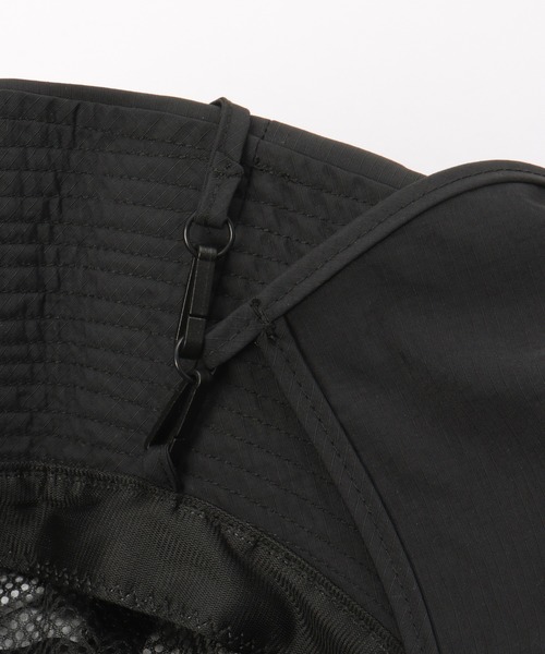 ikka（イッカ）の「【接触冷感／UVカット】シルバーコーティングタレ付きハット（ハット・レディース・ブラック/グリーン/ベージュ・FREE）」の12枚目の写真