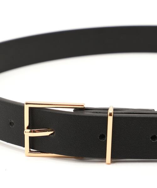 NATURAL BEAUTY BASIC（ナチュラルビューティーベーシック）の「◇ピンバックルベルト（ベルト・レディース・ブラウン/ブラック・FREE）」の4枚目の写真