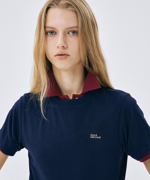 日本限定モデル】SLIM TSHIRT ESSENTIAL NEEDLEWORK / 刺繍 ロゴ