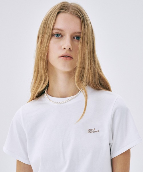 日本限定モデル】SLIM TSHIRT ESSENTIAL NEEDLEWORK / 刺繍 ロゴ