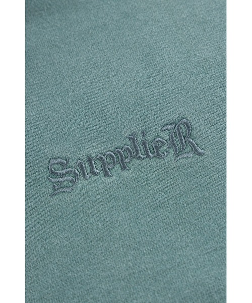 SUPPLIER（サプライヤー）の「ジップフーディ｜Distressed Cross Zip Hoodie｜SUPPLIER（パーカー・メンズ・ブラック/グリーン・XX-LARGE/SMALL/MEDIUM/LARGE/X-LARGE）」の6枚目の写真