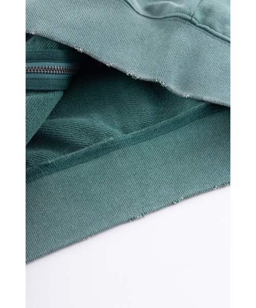 SUPPLIER（サプライヤー）の「ジップフーディ｜Distressed Cross Zip Hoodie｜SUPPLIER（パーカー・メンズ・ブラック/グリーン・XX-LARGE/SMALL/MEDIUM/LARGE/X-LARGE）」の8枚目の写真