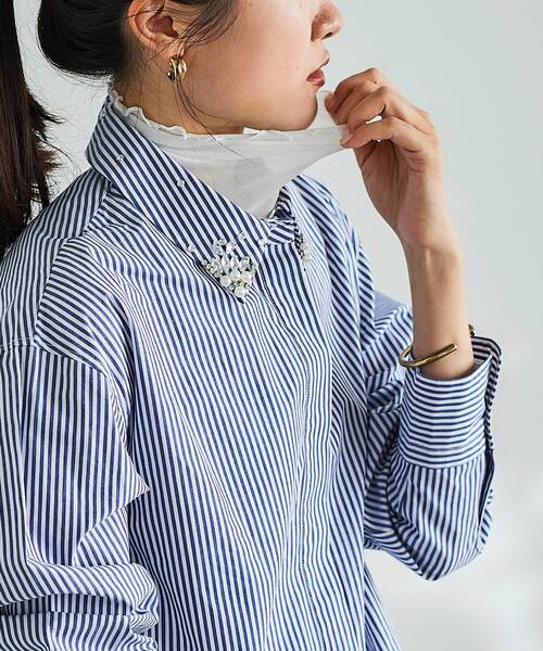 le.coeur blanc(ルクールブラン)の「シアータートル(Tシャツ/カットソー・レディース・ブラック/ホワイト/グレー/オフホワイト/ラベンダー・38)」の17枚目の写真