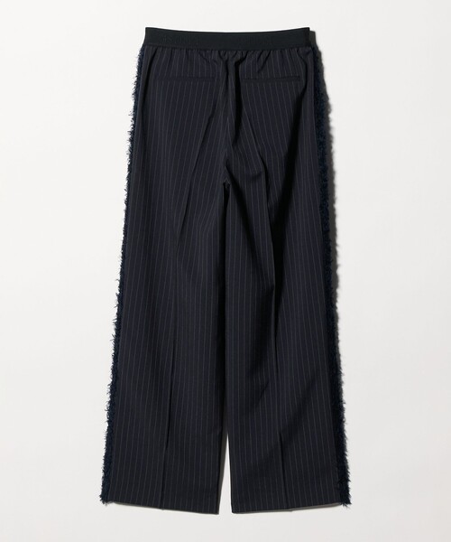 ASTRAET(アストラット)の「<ASTRAET>ストライプxカットジャガード ソクショウ パンツ(その他パンツ・レディース・ベージュ/ネイビー・00/1/0)」の16枚目の写真