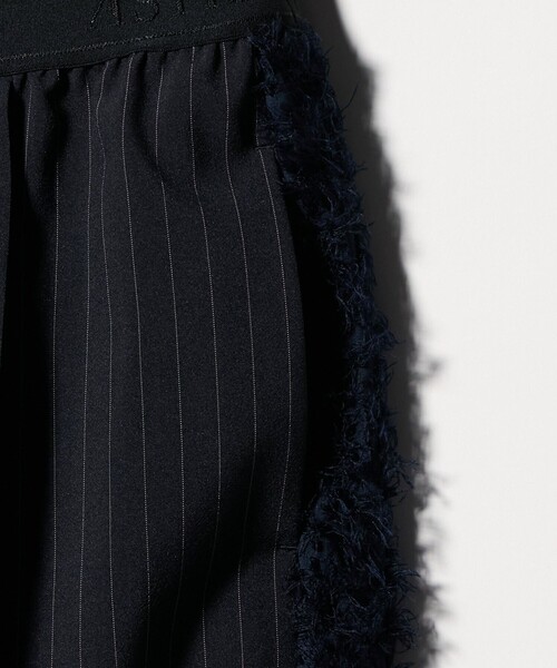 ASTRAET(アストラット)の「<ASTRAET>ストライプxカットジャガード ソクショウ パンツ(その他パンツ・レディース・ベージュ/ネイビー・00/1/0)」の17枚目の写真