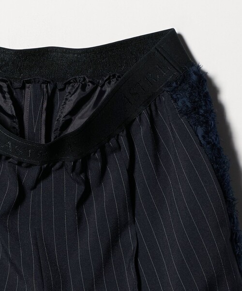 ASTRAET(アストラット)の「<ASTRAET>ストライプxカットジャガード ソクショウ パンツ(その他パンツ・レディース・ベージュ/ネイビー・00/1/0)」の19枚目の写真
