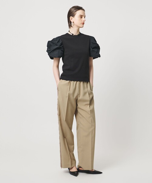 ASTRAET＞ストライプxカットジャガード ソクショウ パンツ（その他