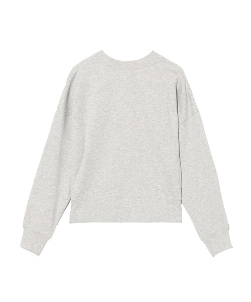 APEE BY A BATHING APE(エイピーバイアベイシングエイプ)の「APPLIQUE PATCH AND HEART EMBROIDERY SWEAT SHIRT(スウェット・レディース・グレー/ホワイト/ネイビー・SMALL/X-SMALL)」の8枚目の写真
