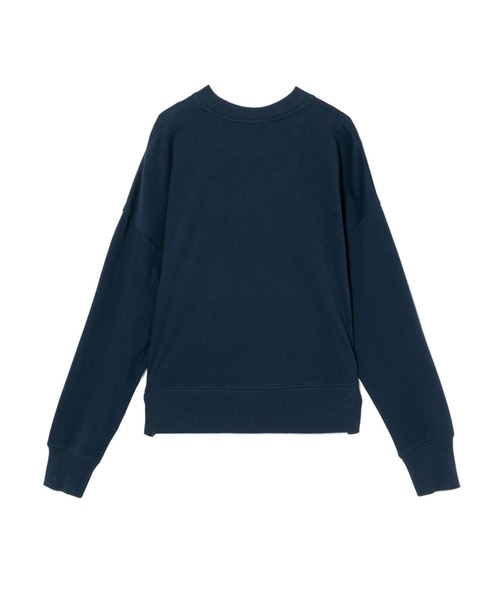 APEE BY A BATHING APE(エイピーバイアベイシングエイプ)の「APPLIQUE PATCH AND HEART EMBROIDERY SWEAT SHIRT(スウェット・レディース・グレー/ホワイト/ネイビー・SMALL/X-SMALL)」の9枚目の写真