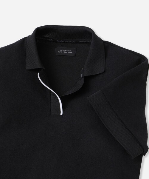 Saturdays Golf(サタデーズゴルフ)の「SS Skipper Shirt | WOMEN(シャツ/ブラウス・レディース・キナリ/ブラック・L/M/S)」の5枚目の写真