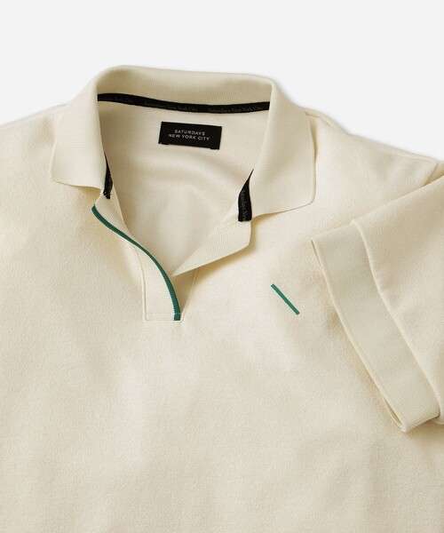 Saturdays Golf(サタデーズゴルフ)の「SS Skipper Shirt | WOMEN(シャツ/ブラウス・レディース・キナリ/ブラック・L/M/S)」の6枚目の写真