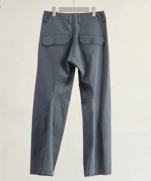 NVRFRGT（ネヴァーフォーゲット）の「【NVRFRGT】2TUCKED TWISTED TROUSERS（デニムパンツ・メンズ・ダークブルー/ベージュ・1/2/3）」の11枚目の写真
