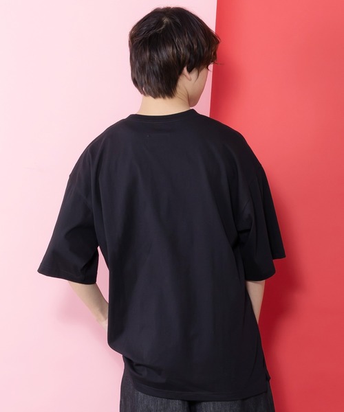 ScoLar Parity（スカラーパリティ）の「361110：桜咲千依さんコラボ第5弾 ちょこにゃんず パンケーキTシャツ（Tシャツ/カットソー・レディース・オフホワイト/ブラック/サックスブルー・M）」の14枚目の写真